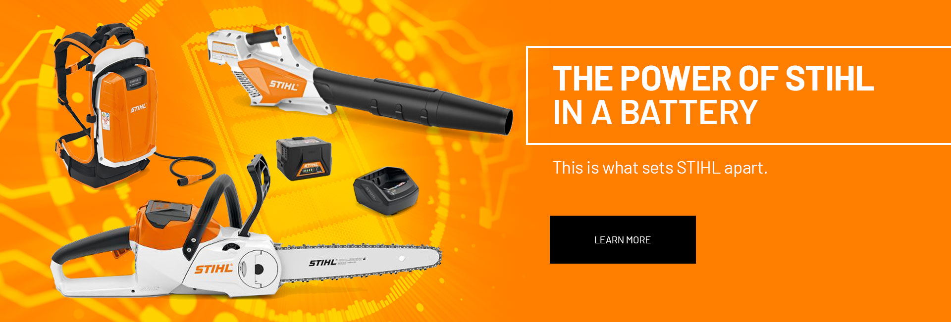The power of STIHL in a battery - Learn More